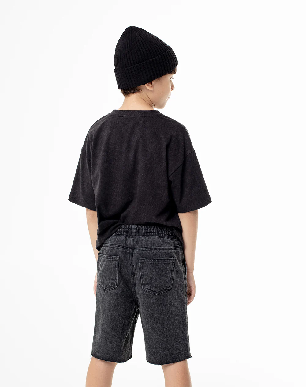 Bermuda denim regular gris niño - Image 2