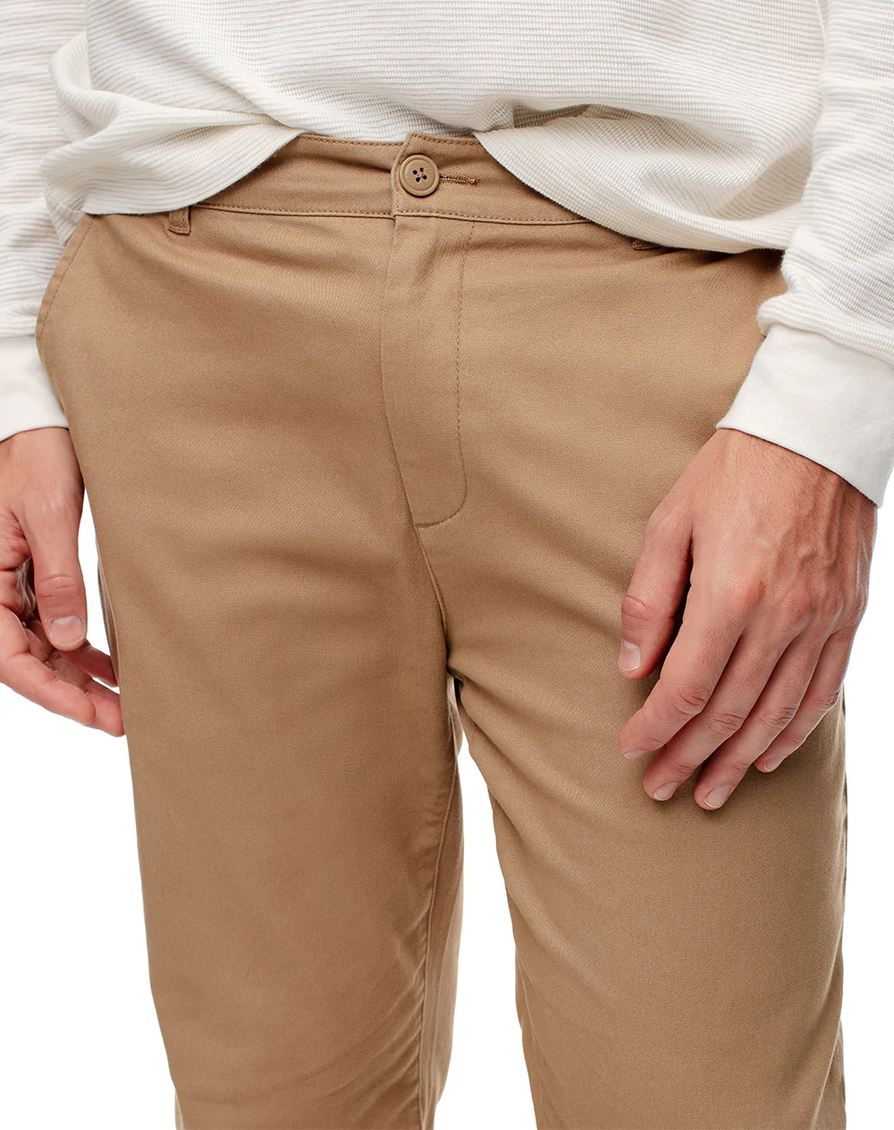 Pantalón chino slim algodón caqui hombre - Image 5