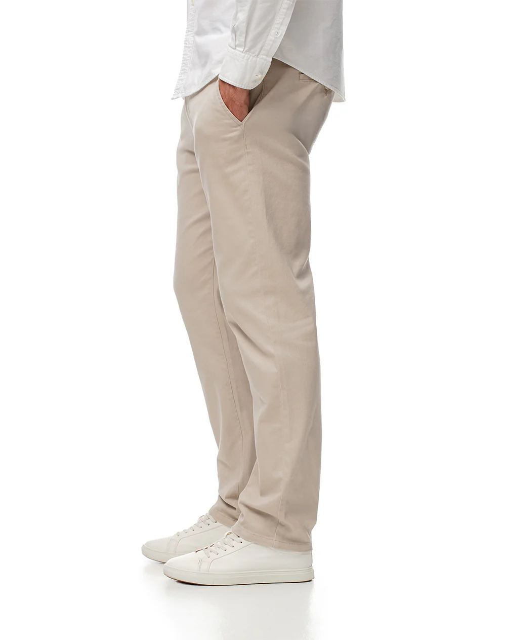 Pantalón chino slim algodón habano hombre - Image 4