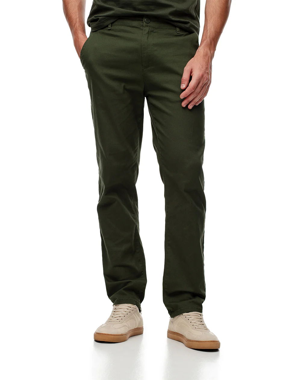 Pantalón chino slim verde hombre - Image 5