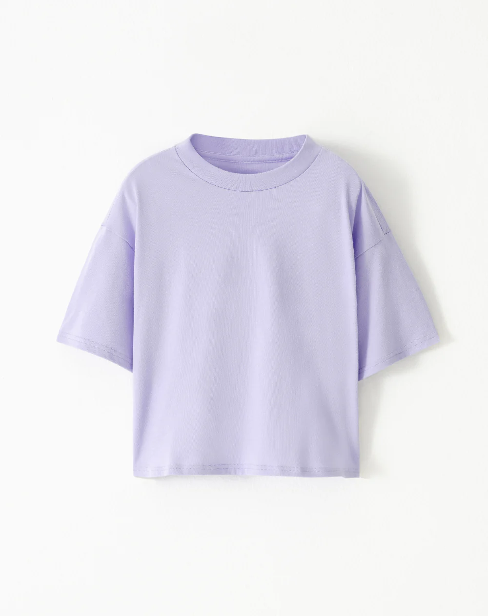 Camiseta oversize algodón lavanda niña - Image 5