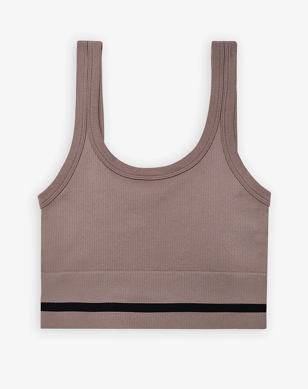 Crop top deportivo seamless café mujer - Image 5