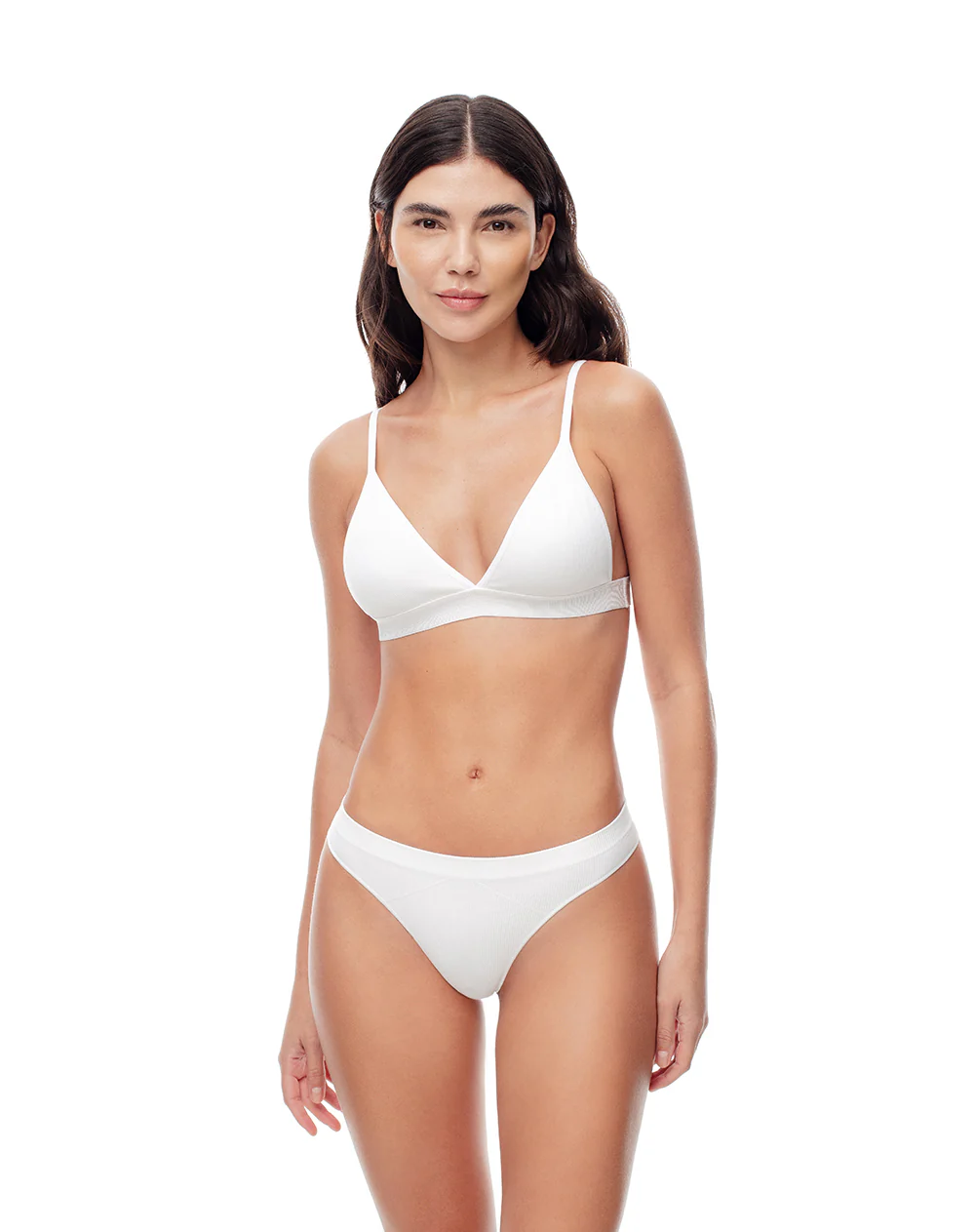 Top soporte medio seamless blanco - Image 4