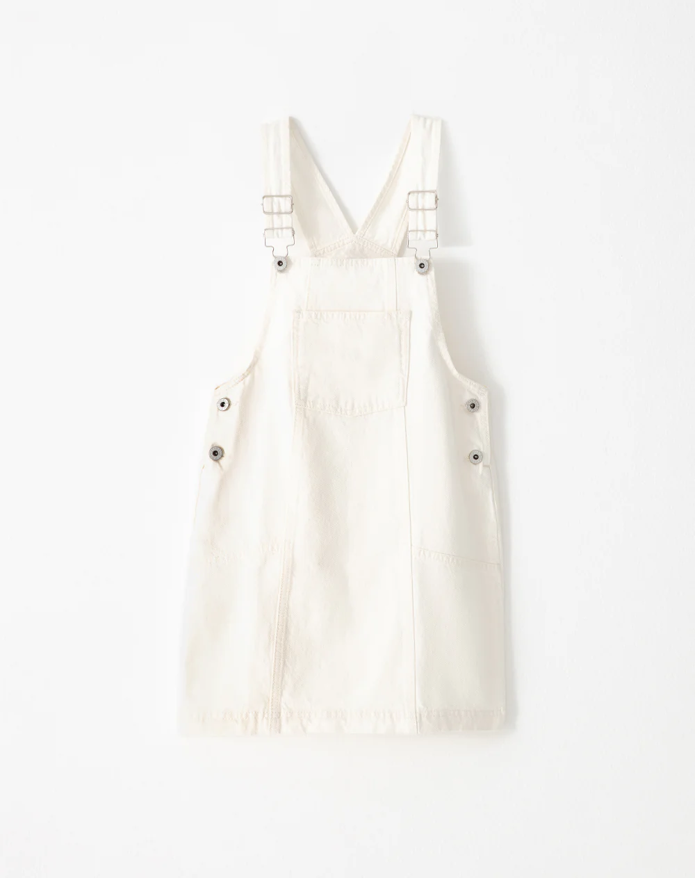 Overol corto denim crema niña - Image 6