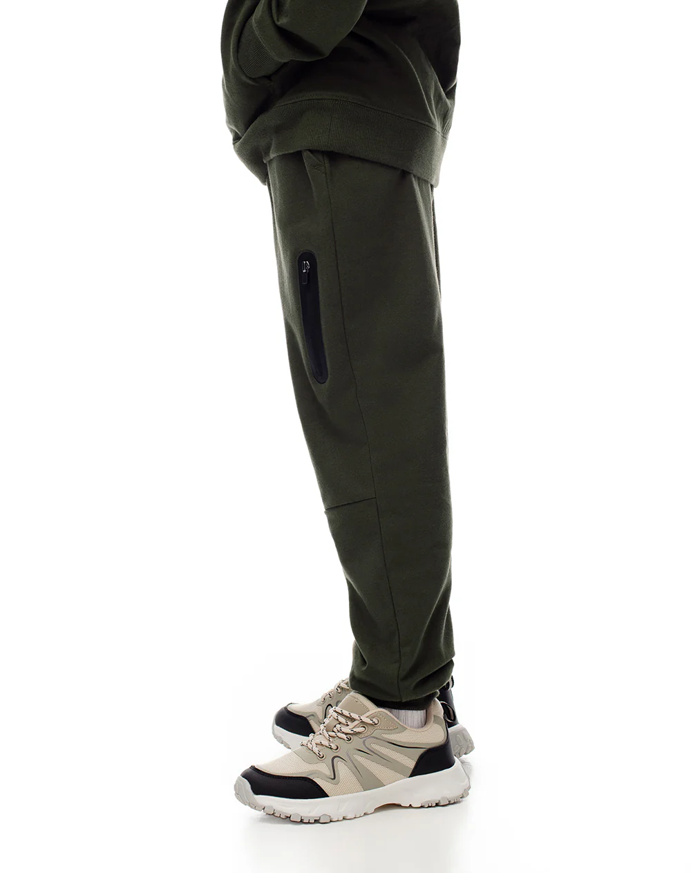 Jogger regular verde niño - Image 5