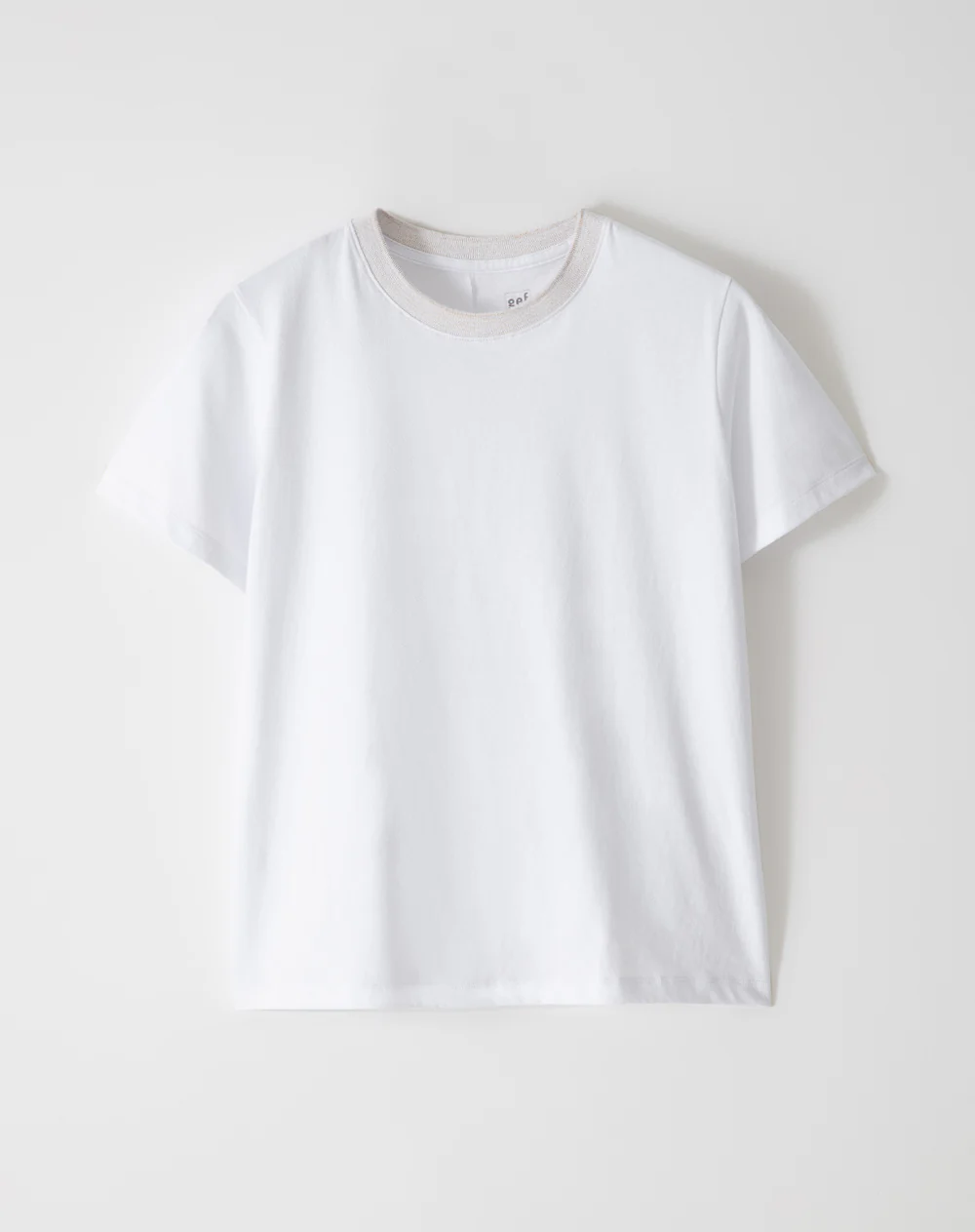 Camiseta regular algodón blanca mujer - Image 5