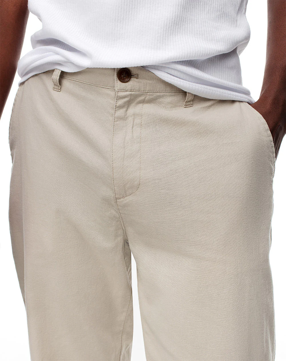 Pantalón chino regular caqui hombre - Image 6