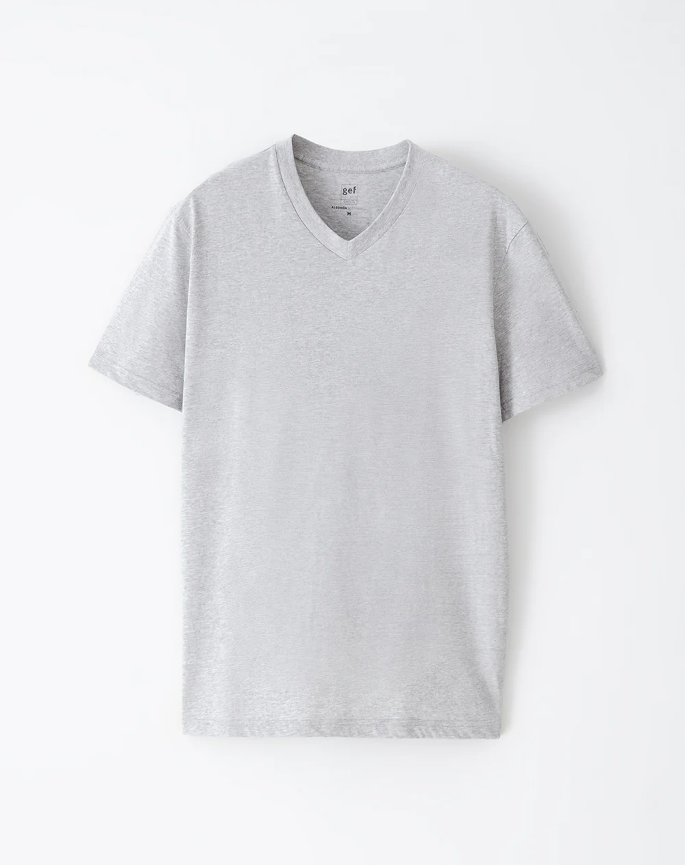 Camiseta relax algodón gris hombre - Image 6