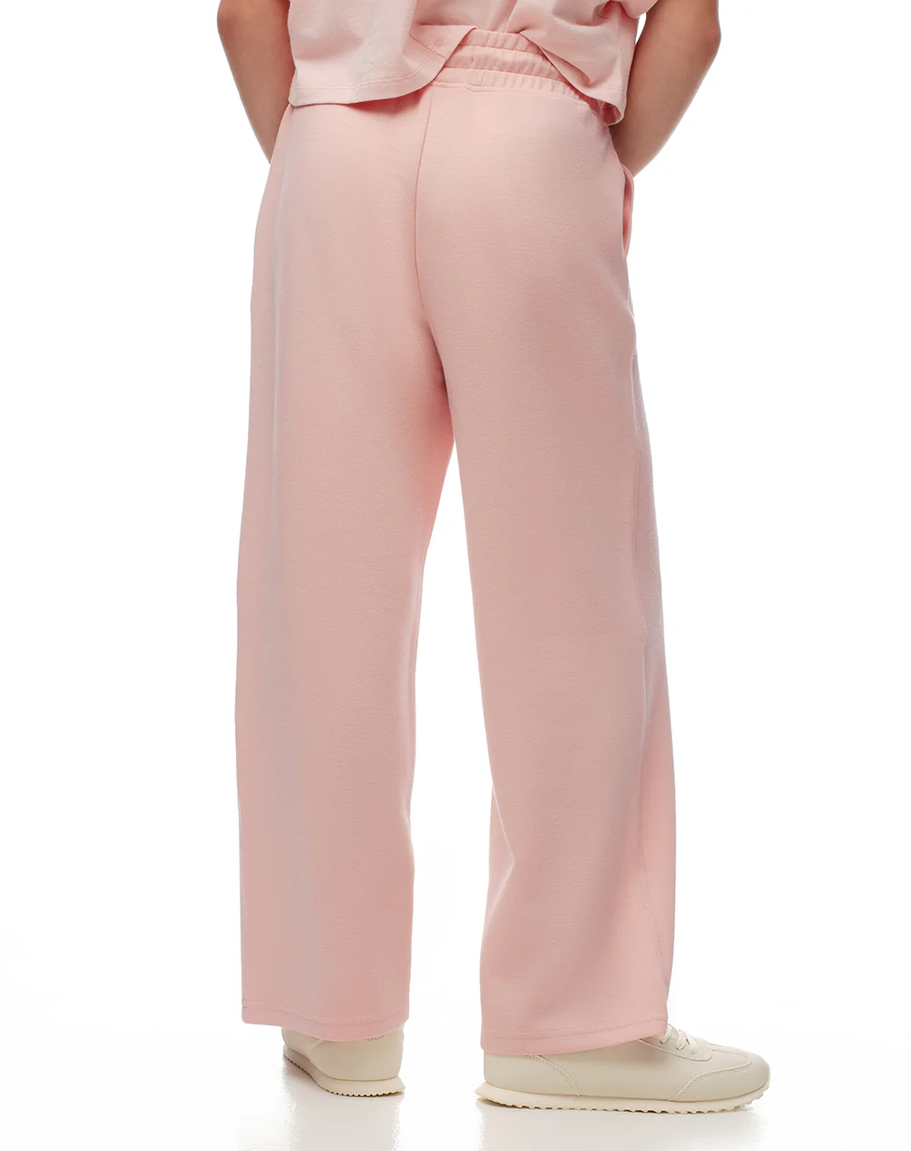 Pantalón tiro medio holgado rosado niña - Image 2