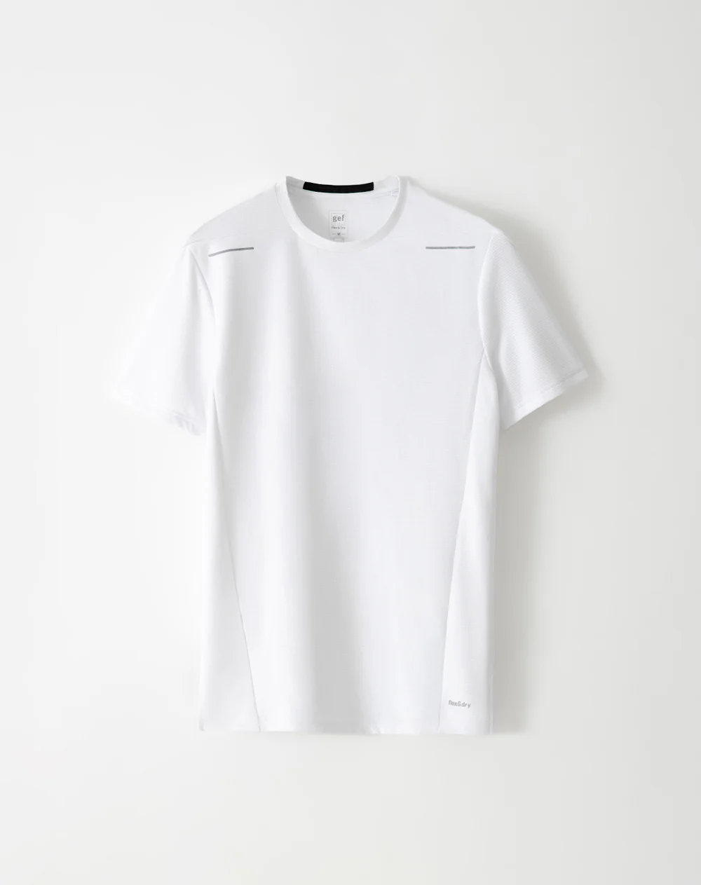 Camiseta deportiva control humedad blanca hombre - Image 6