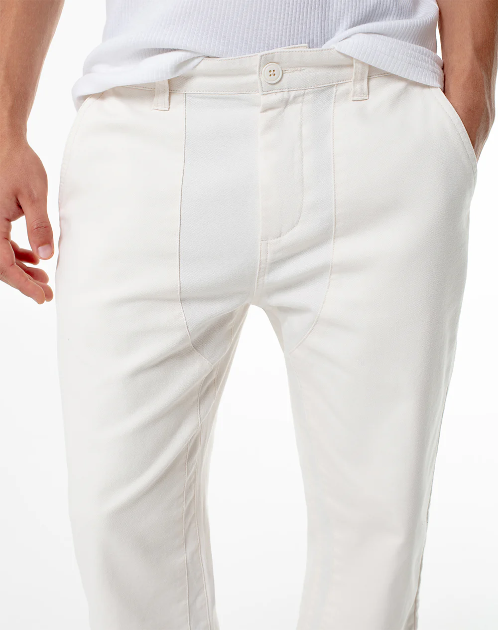 Pantalón recto regular vainilla hombre - Image 4