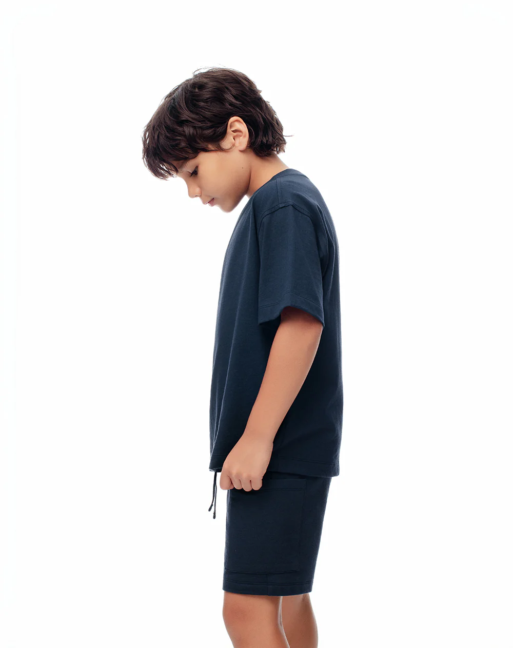Conjunto camiseta + bermuda azul niño - Image 5