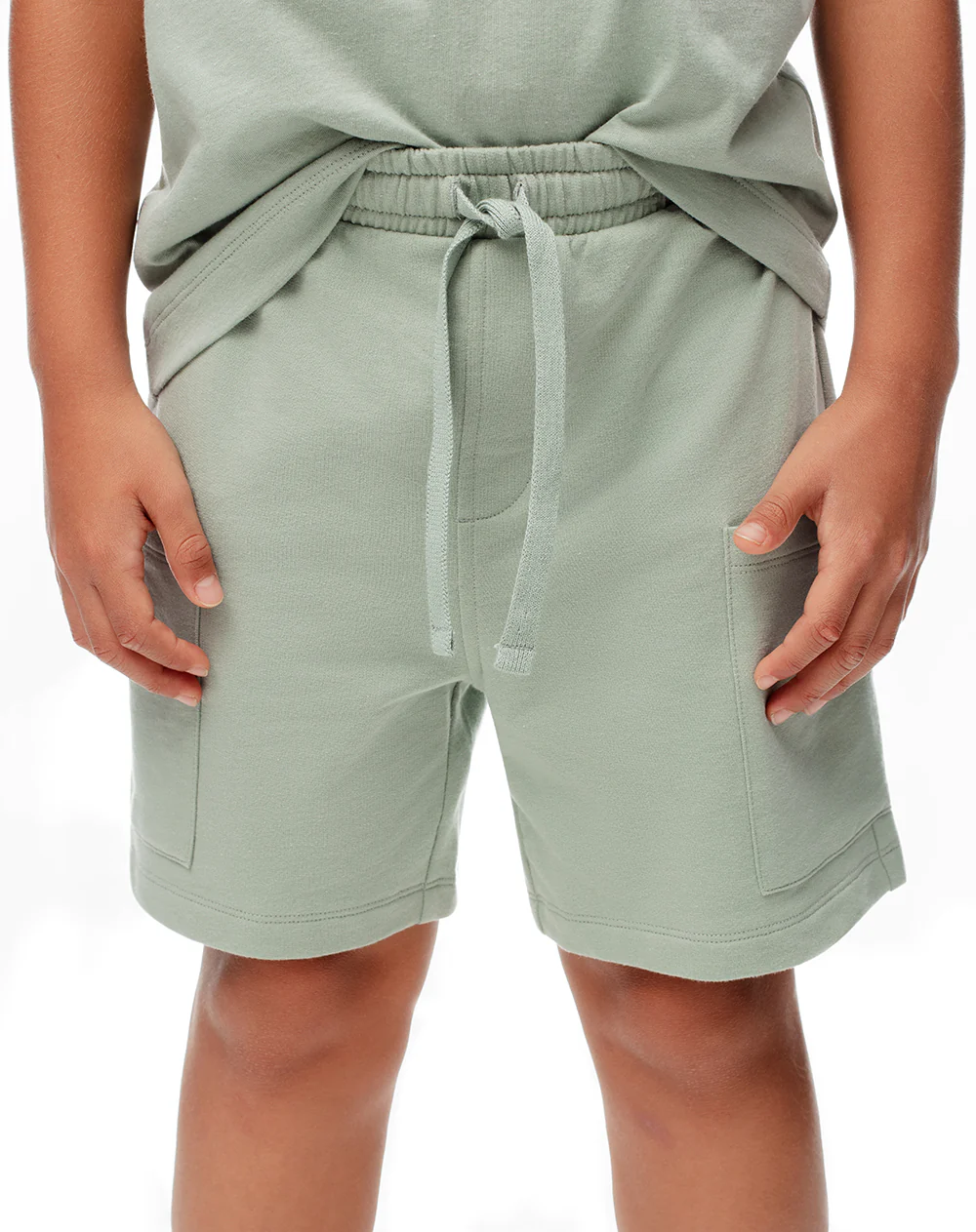 Conjunto camiseta + bermuda verde niño - Image 5