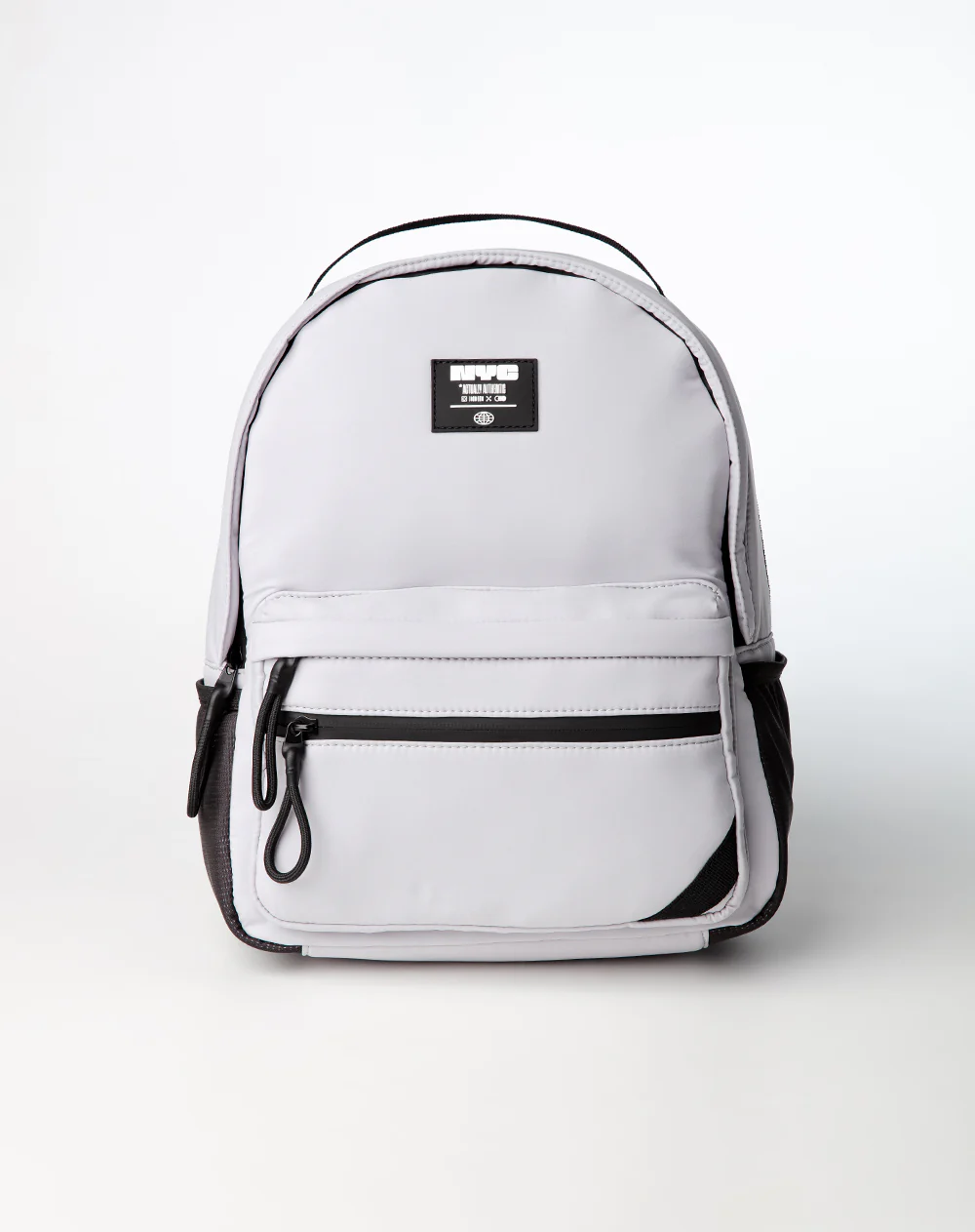 Morral acolchado gris niño