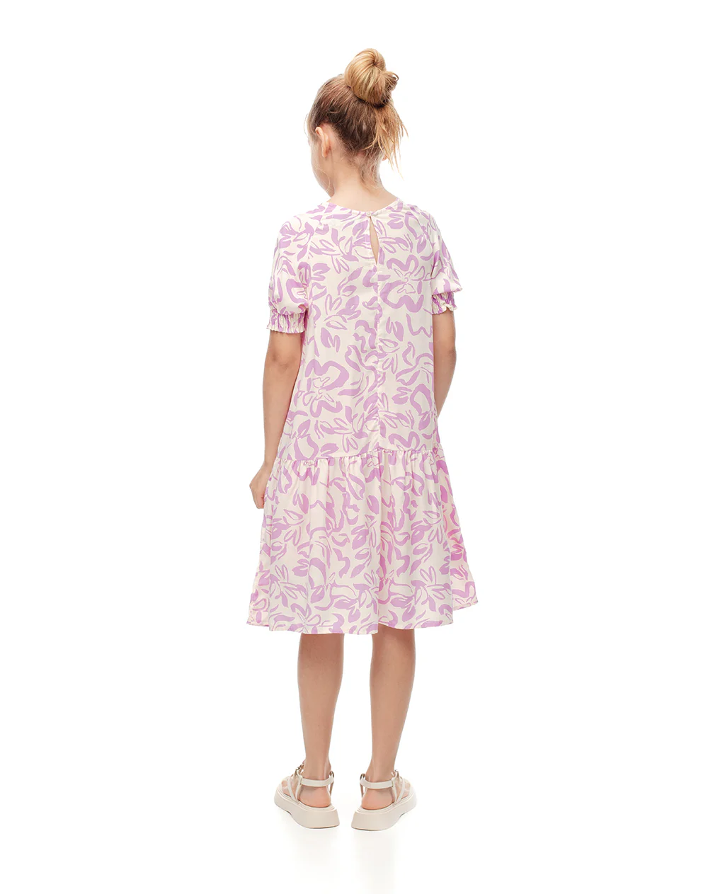 Vestido corto estampado niña - Image 2