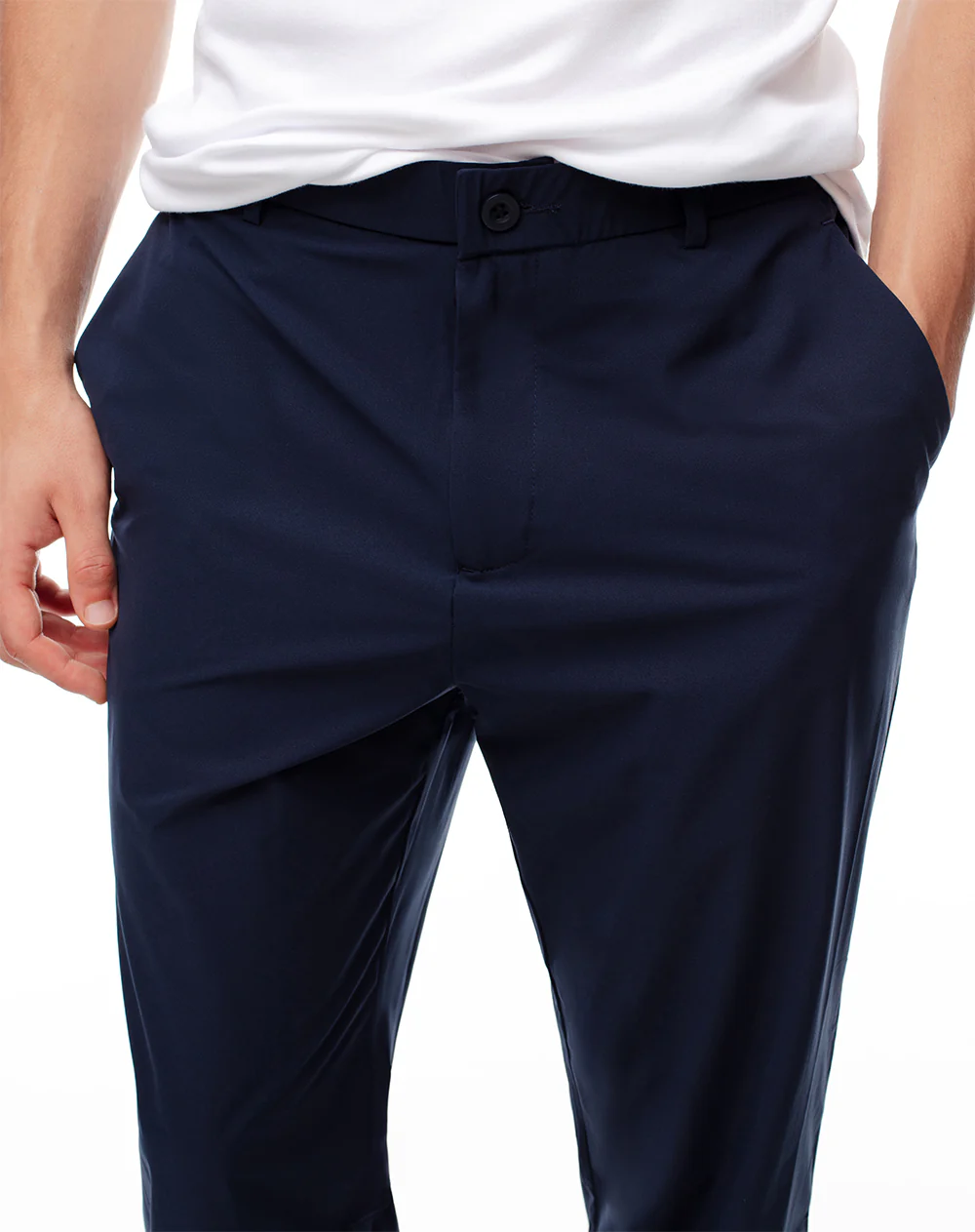 Pantalón chino regular azul hombre - Image 5