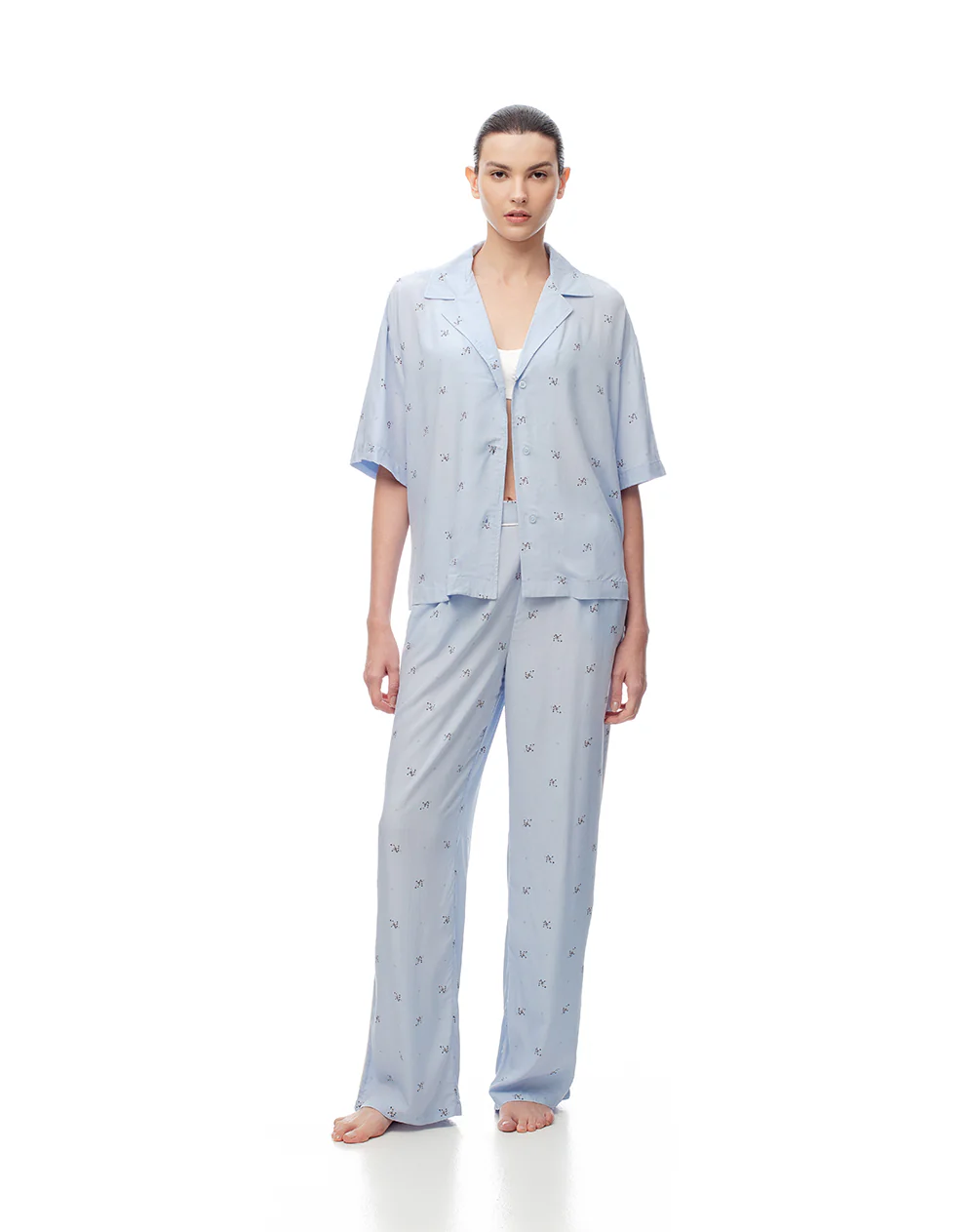 Pantalón de pijama estampado mujer