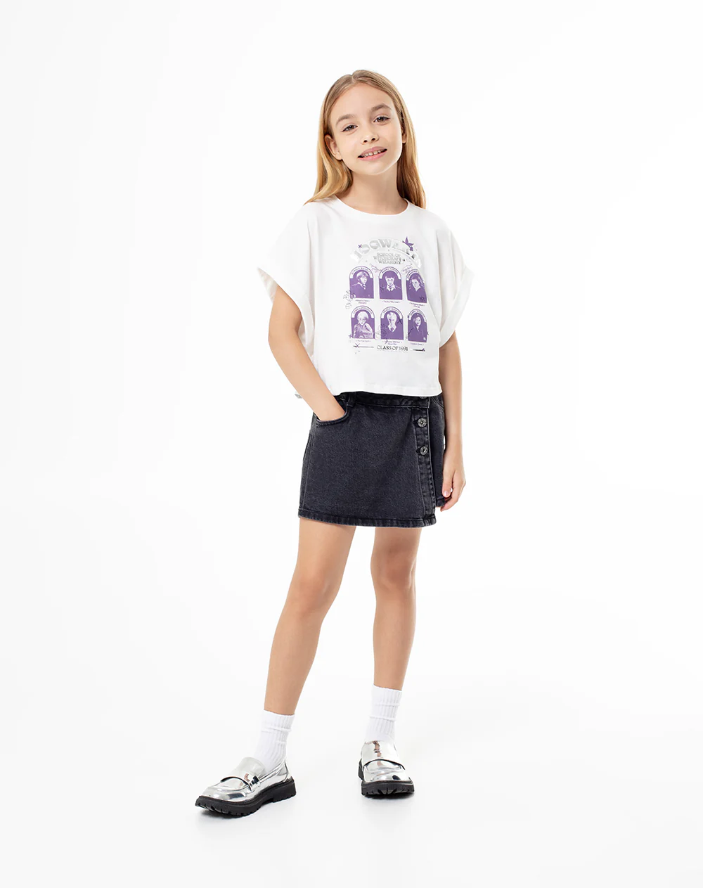 Camiseta regular Harry Potter crema niña - Image 5