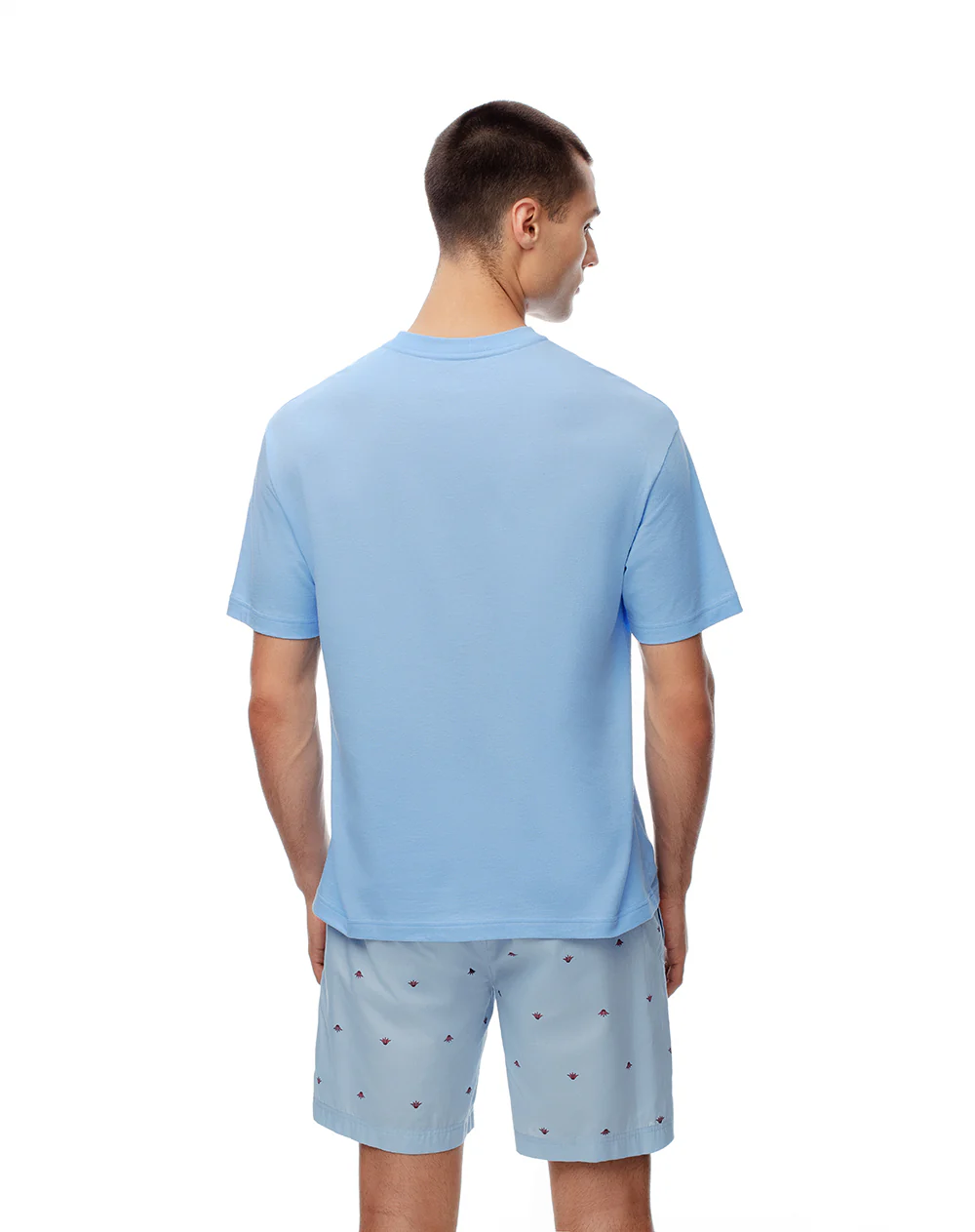 Camiseta relax algodón negra hombre - Image 2