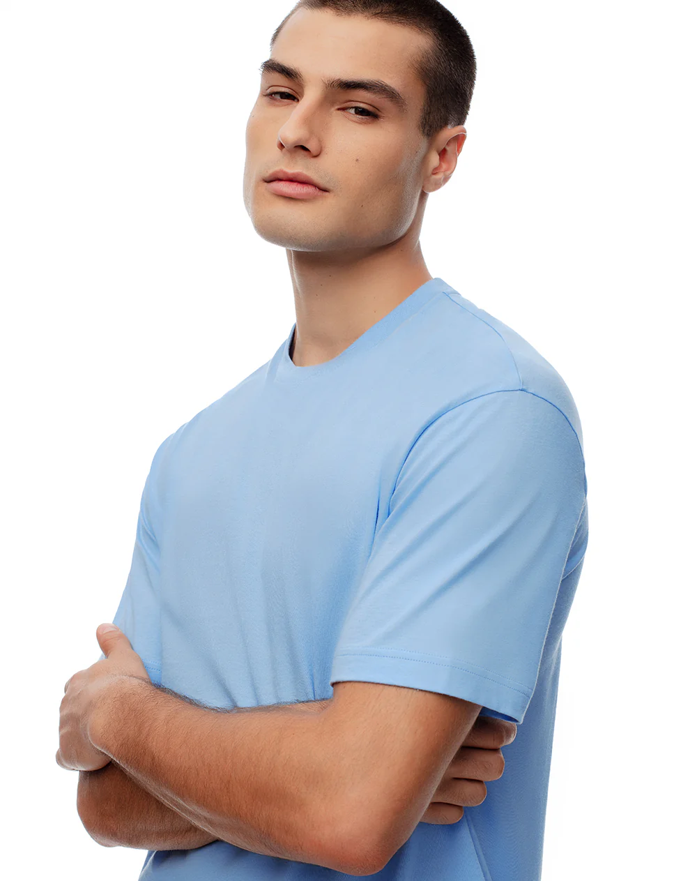 Camiseta relax algodón negra hombre - Image 3