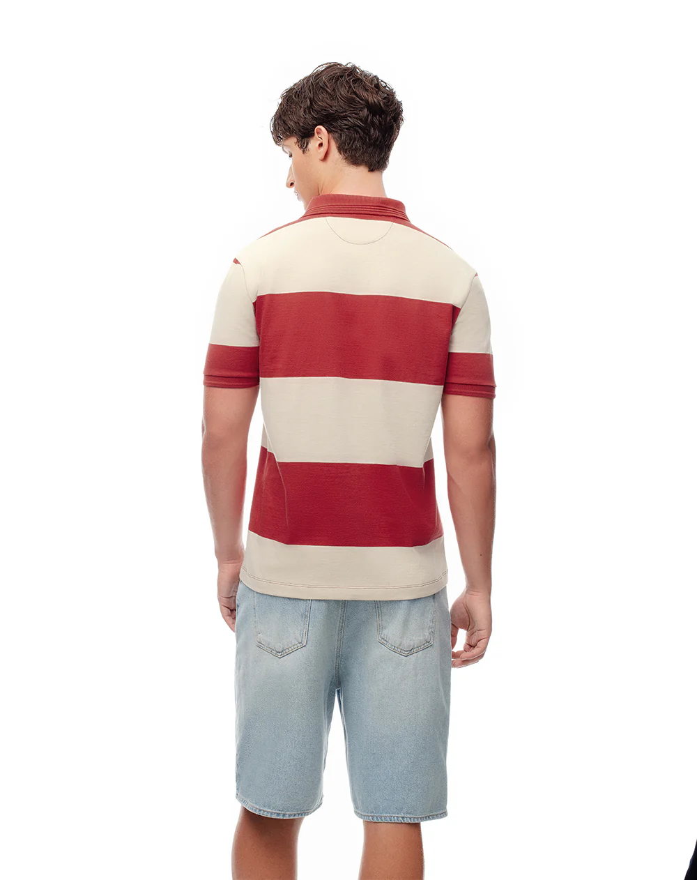 Polo regular algodón rayas hombre - Image 2
