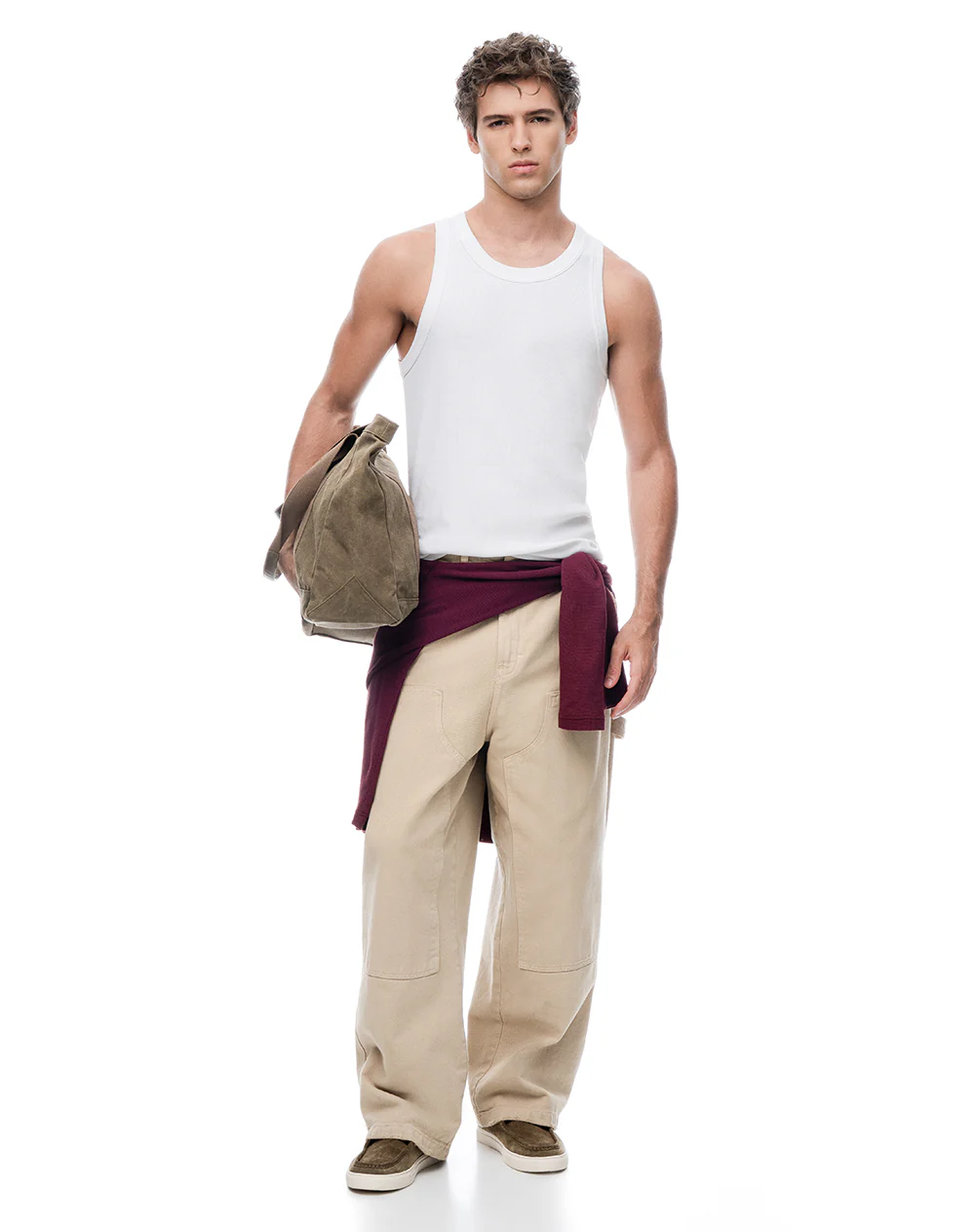 Camisilla slim algodón blanca hombre - Image 5