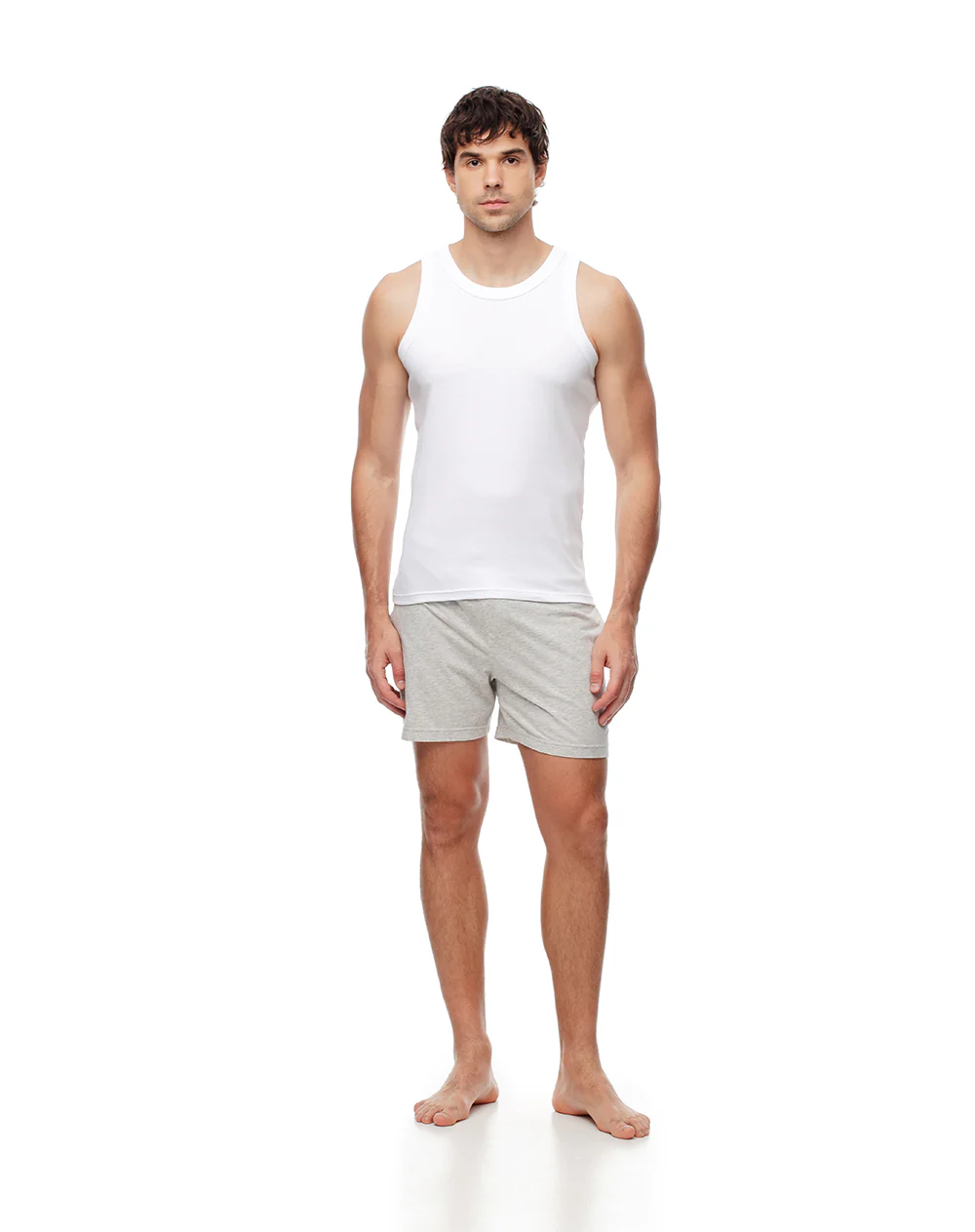 Camisilla slim algodón blanca hombre - Image 6