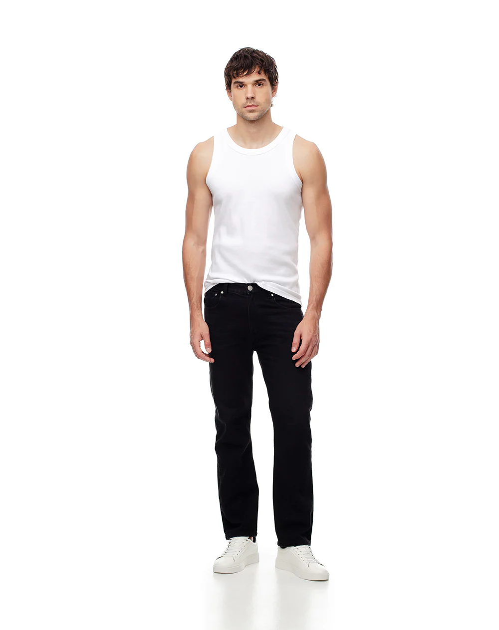 Camisilla slim algodón blanca hombre - Image 7