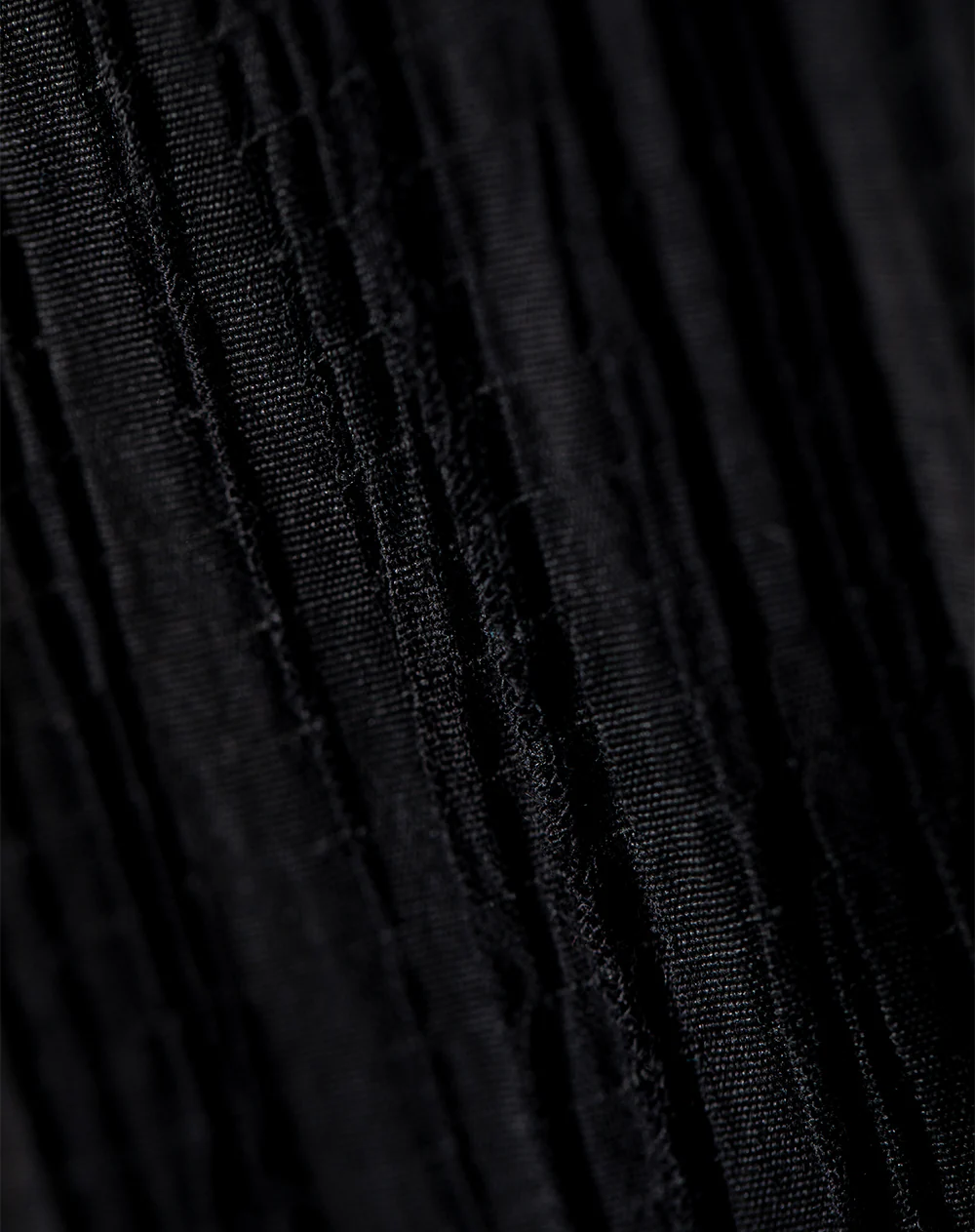 Pantalón wide leg tiro medio negro mujer - Image 7