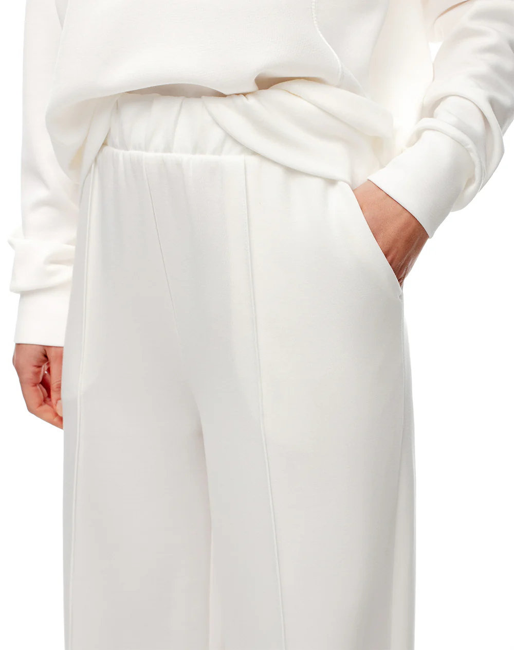 Pantalón tiro alto vainilla mujer - Image 3
