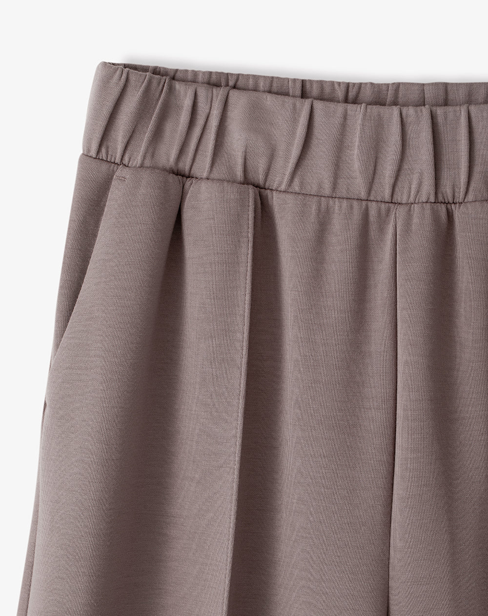 Pantalón tiro alto café mujer - Image 7