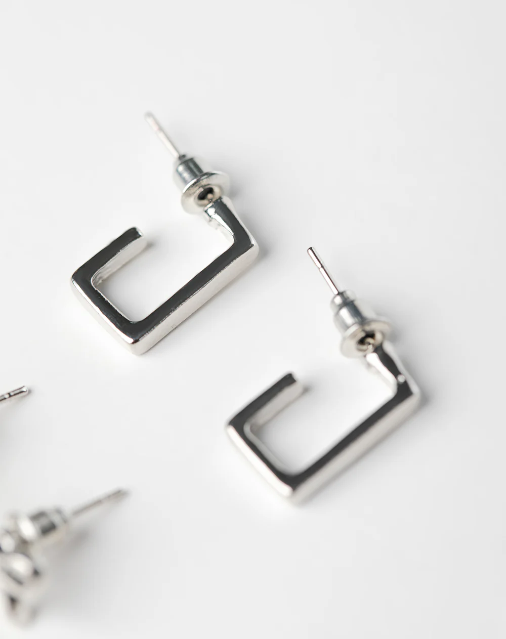 Aretes pack x6 plateados - Image 6