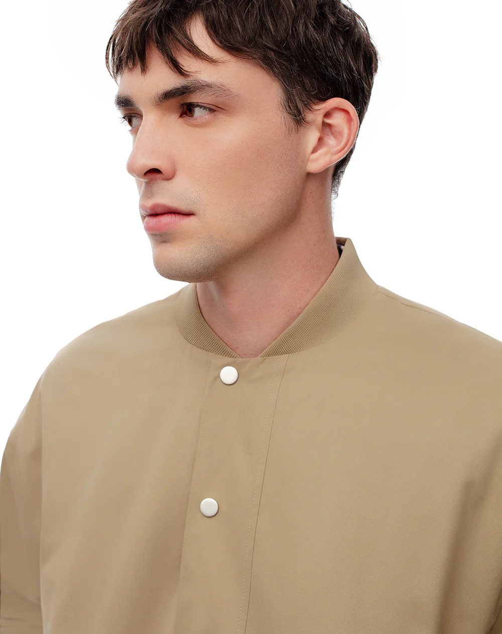 Chaqueta bomber regular caqui hombre - Image 5