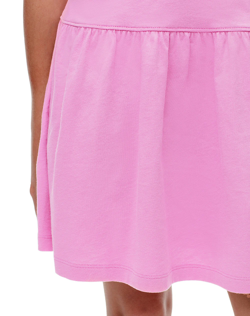 Vestido corto algodón rosa niña - Image 6