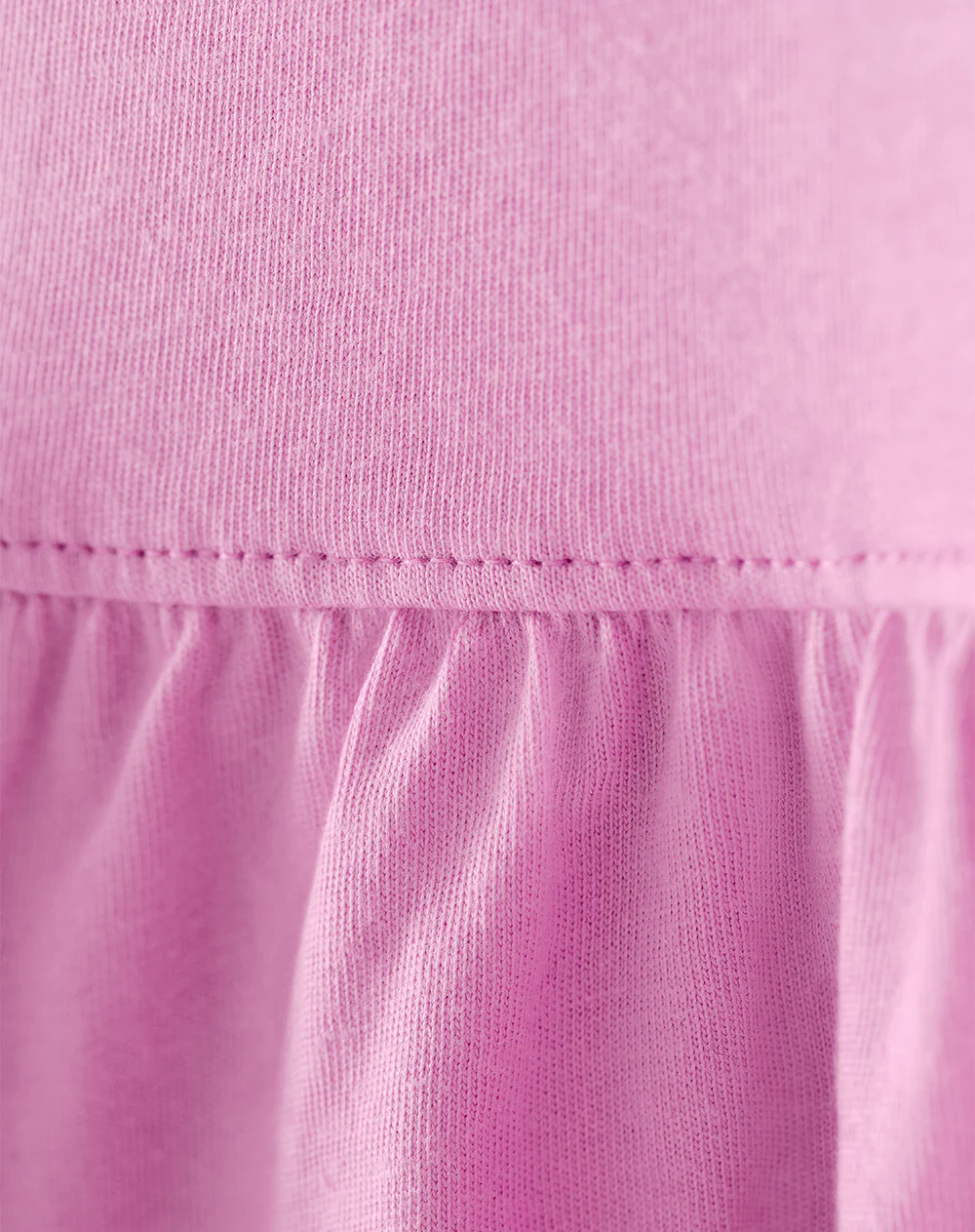 Vestido corto algodón rosa niña - Image 8
