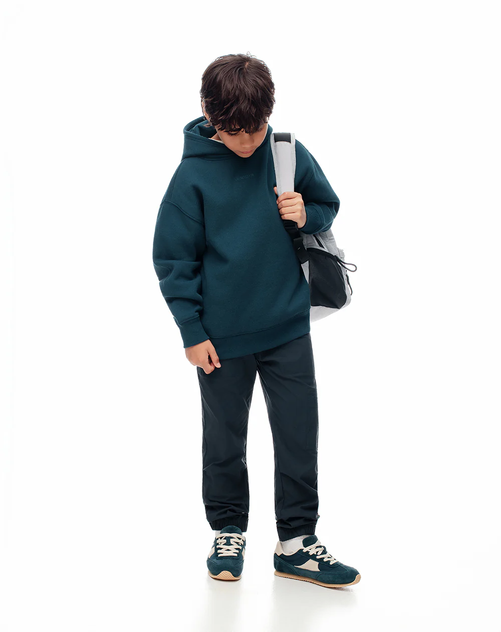 Buzo tipo hoddie verde niño - Image 4