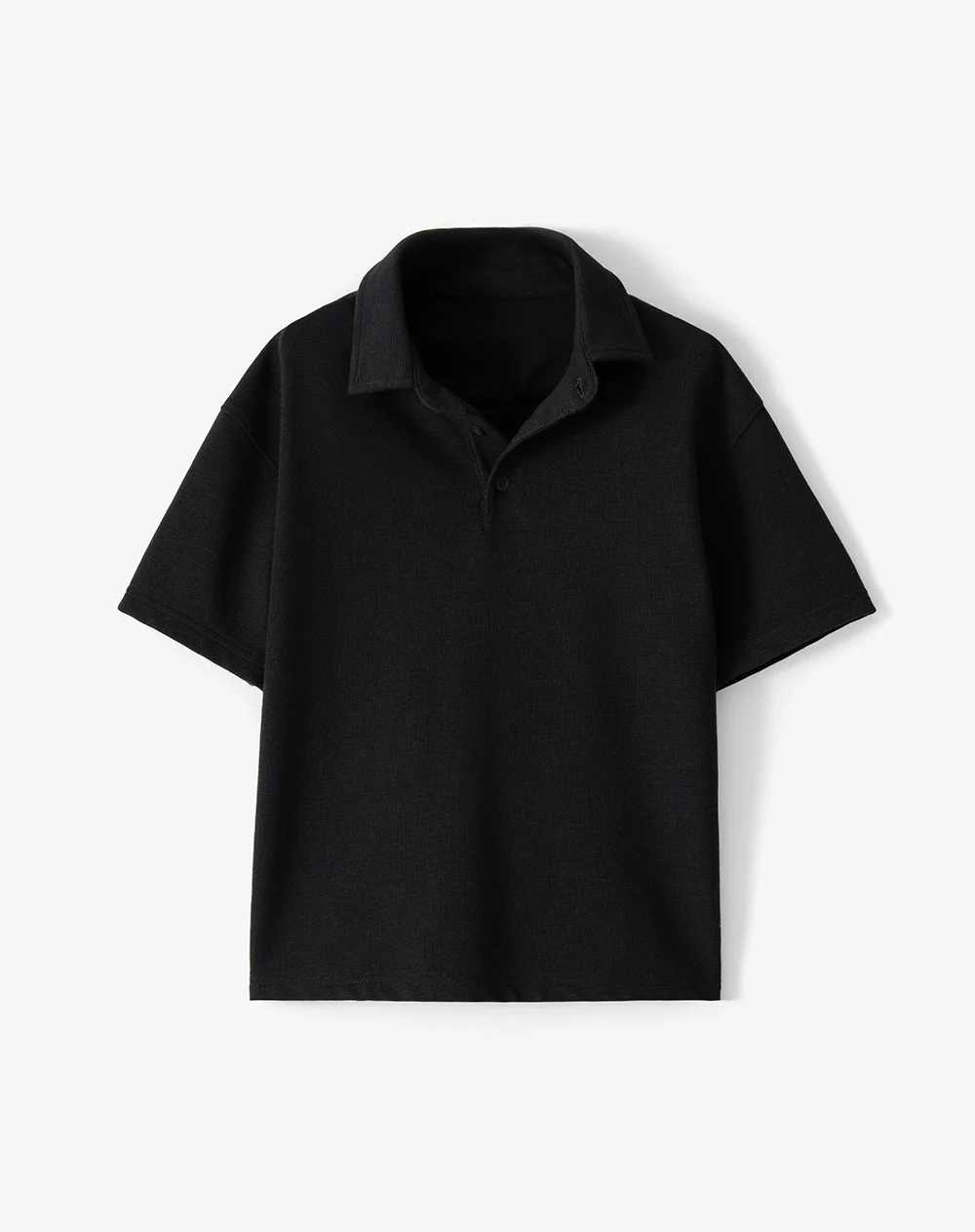 Polo regular negra niño - Image 5