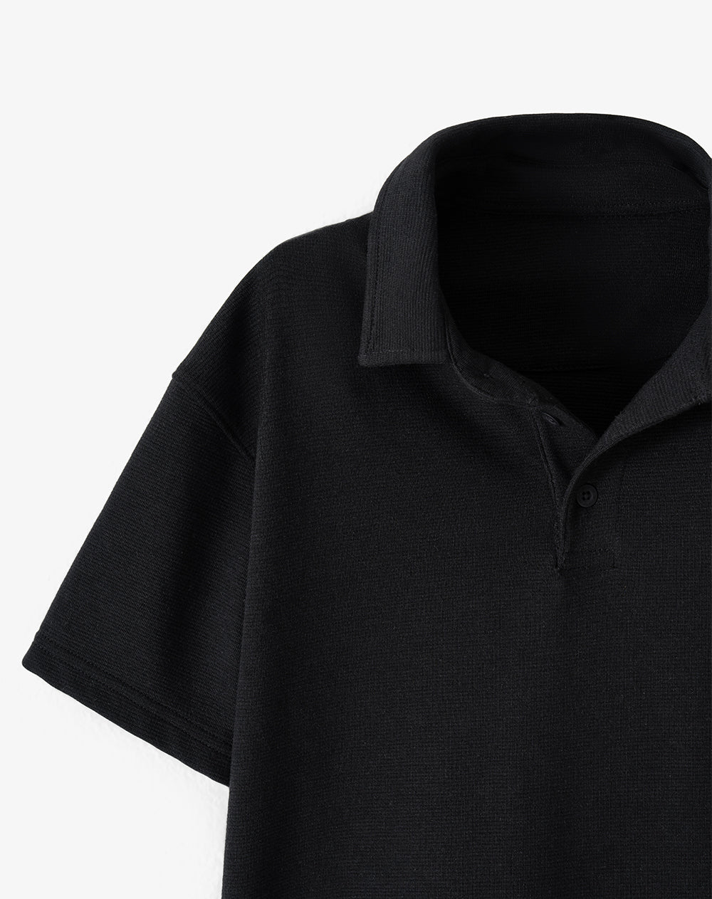 Polo regular negra niño - Image 6