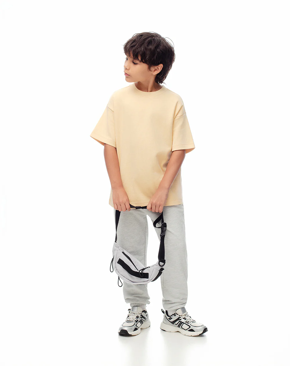 Camiseta regular algodón amarilla niño - Image 4