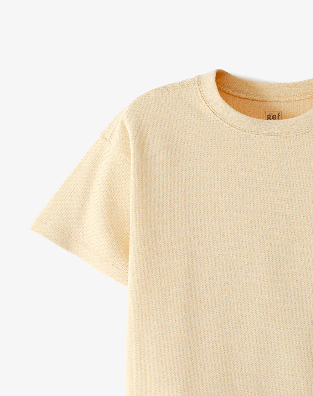 Camiseta regular algodón amarilla niño - Image 6