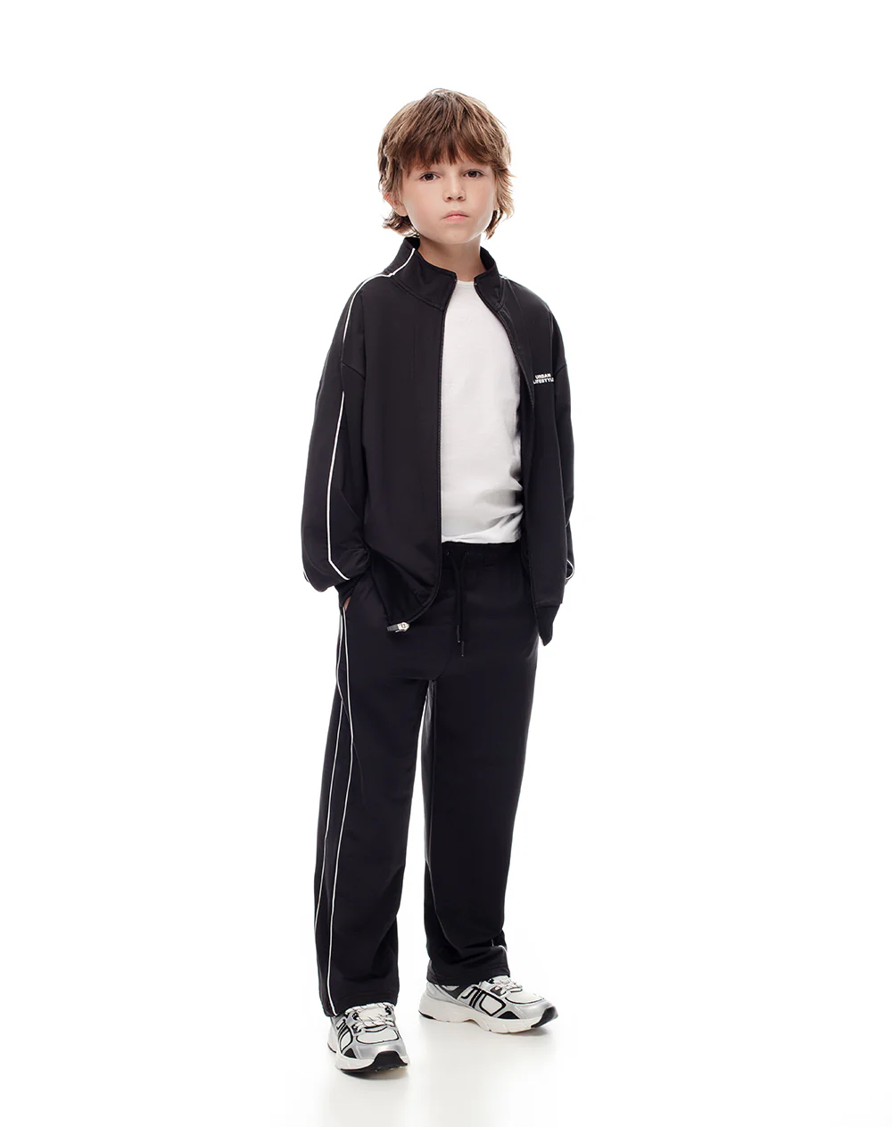 Pantalón secado rápido negro niño