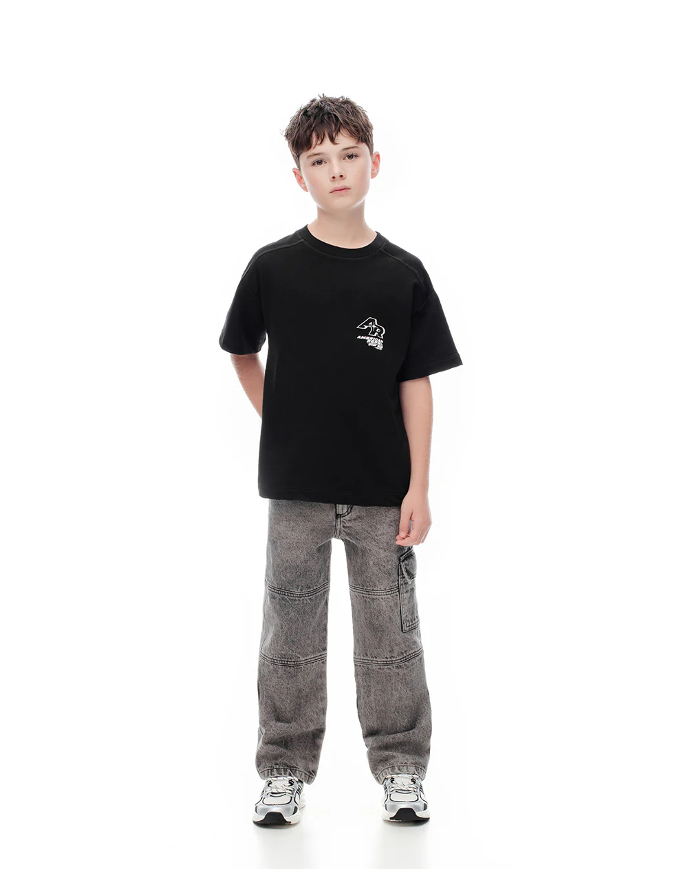 Jean cargo gris niño - Image 8