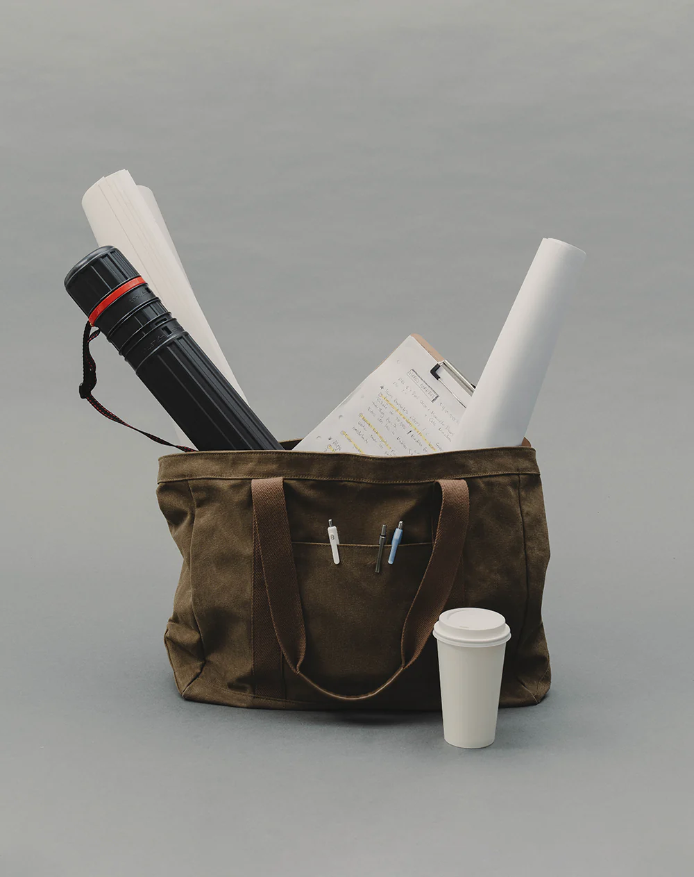 Maletin maxi shopper café - Image 6