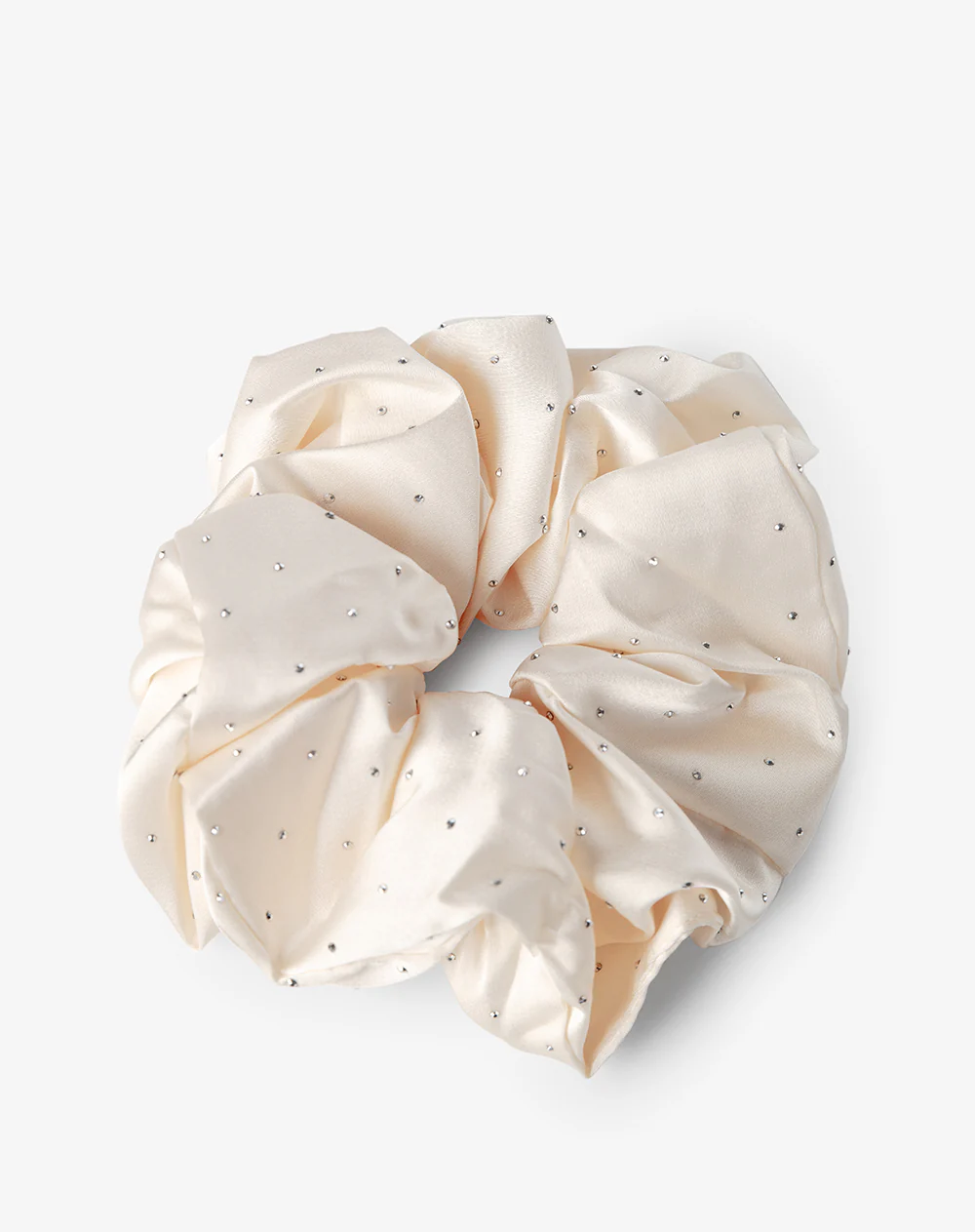 Scrunchie para el cabello beige