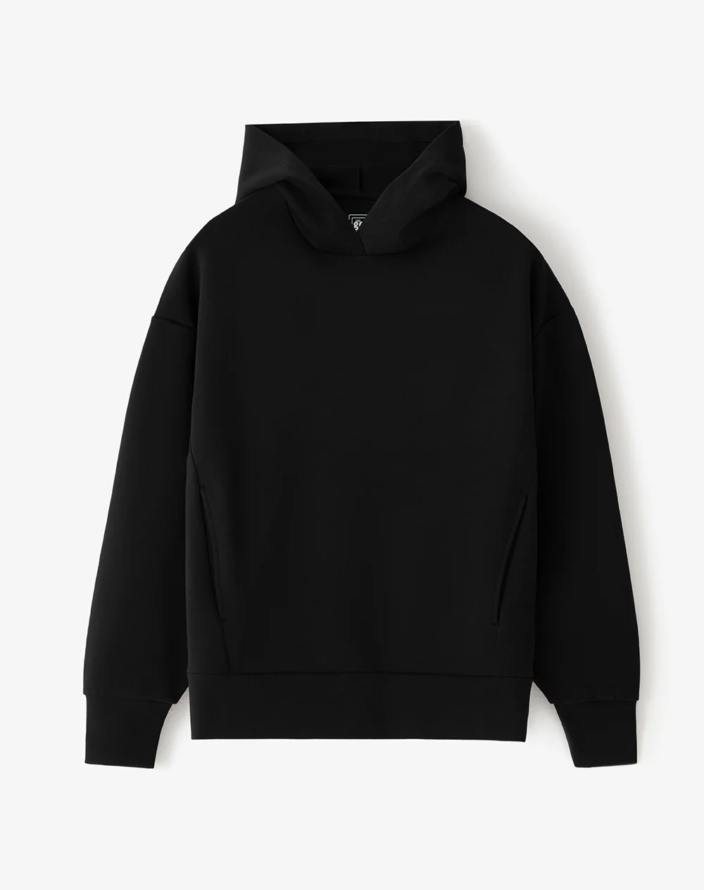 Buzo relax tipo hoddie negro mujer - Image 6