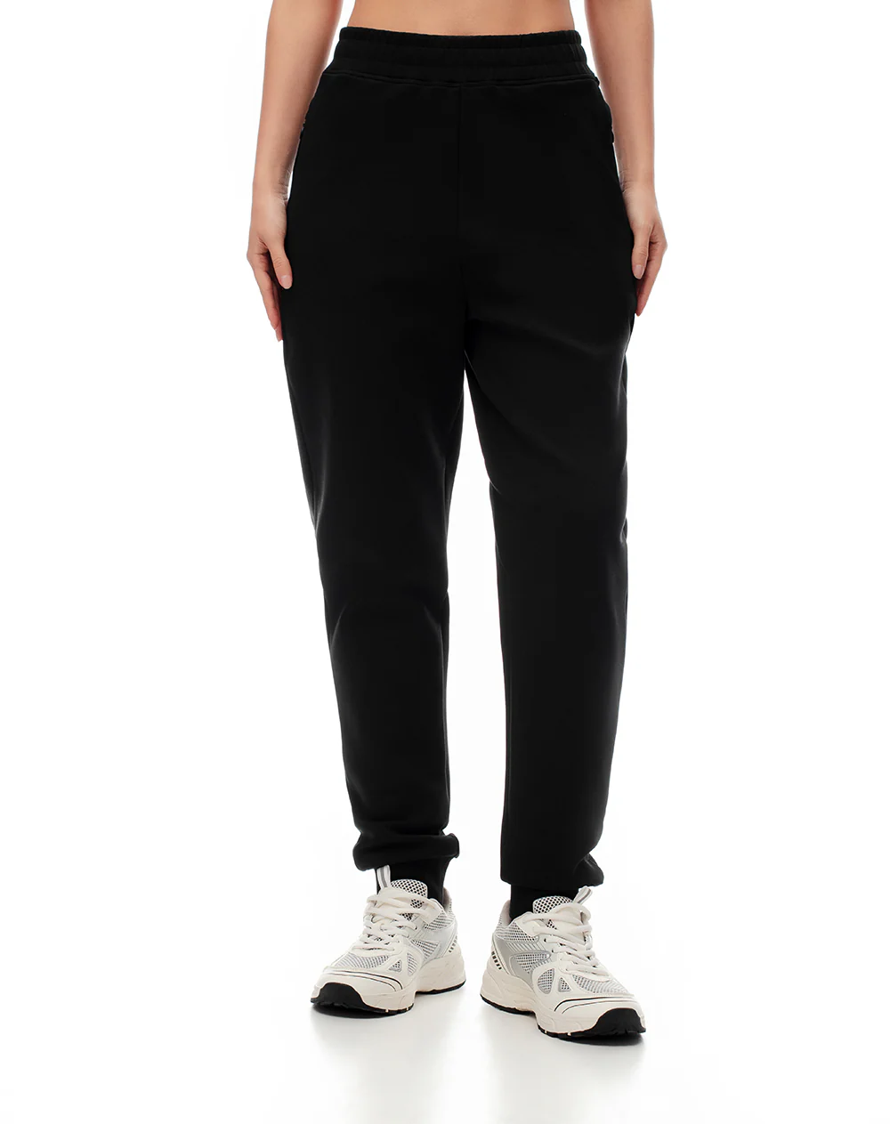 Jogger tiro medio slim negro mujer - Image 5