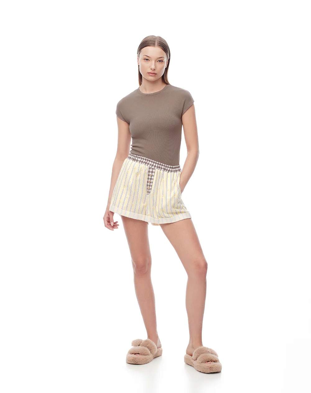 Short de pijama rayas mujer - Image 3