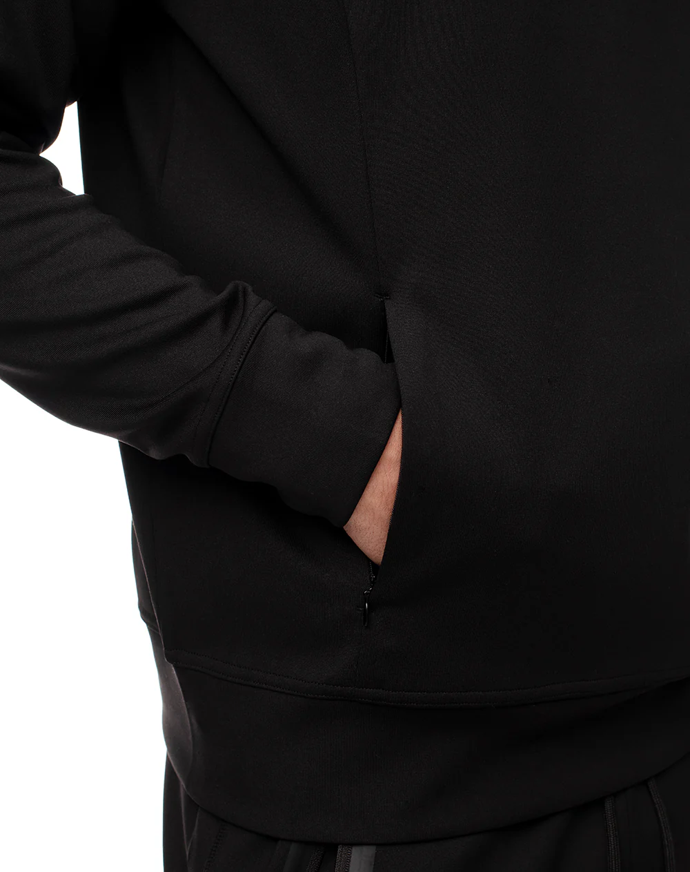 Buzo relax tacto suave negro hombre - Image 5