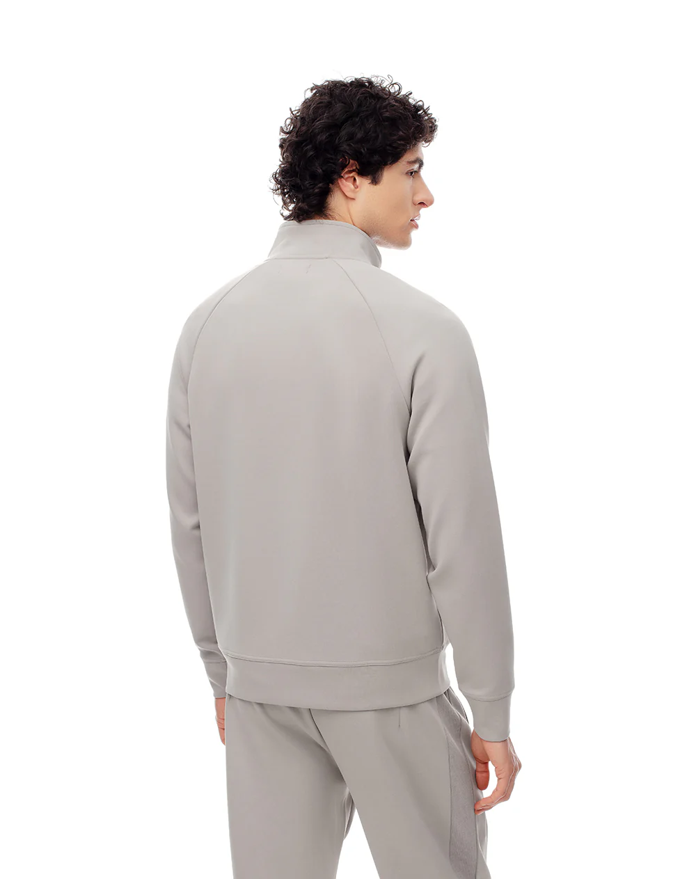 Buzo relax tacto suave taupe hombre - Image 2