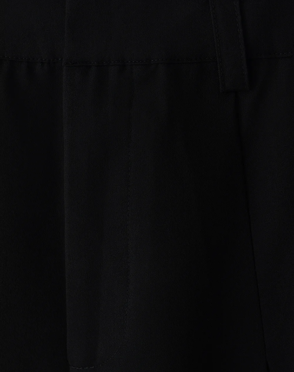 Pantalón cargo wide leg tiro alto negro mujer - Image 8